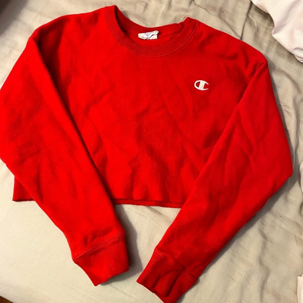 Vintage Champion cropped sweatshirt